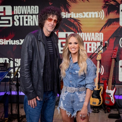 With Howard Stern
