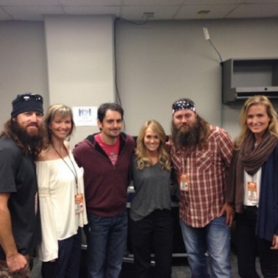With The Cast of Duck Dynasty
